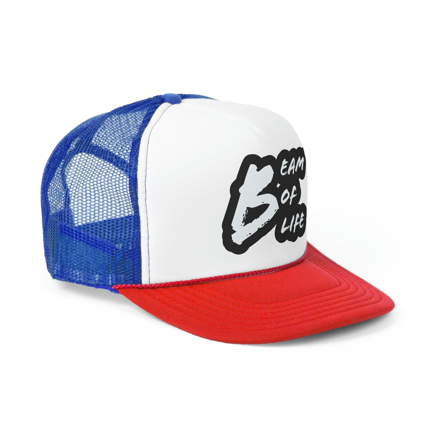 Beam of Life Trucker Cap - Black/White Logo