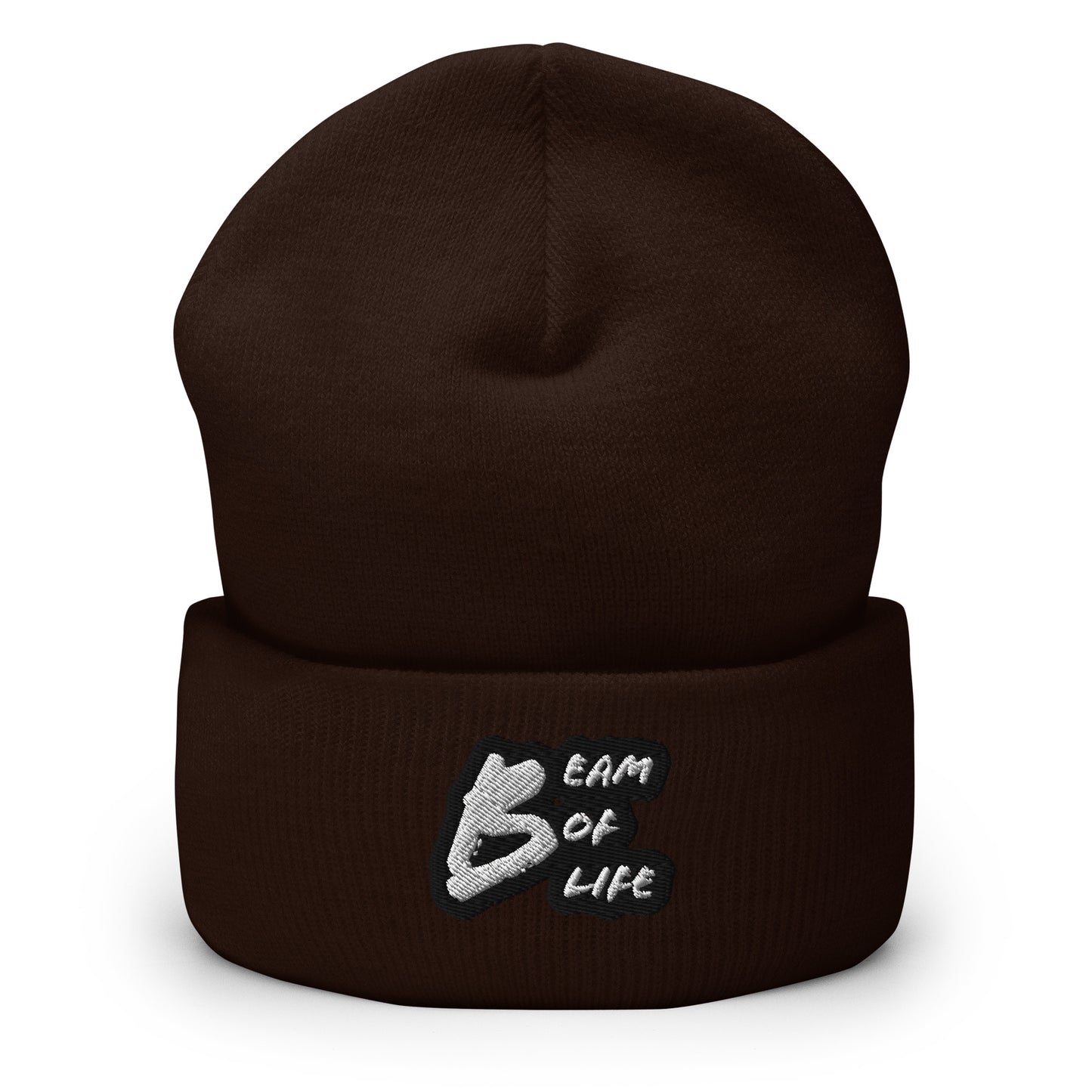 Beam of Life Beanie - Black/White Logo