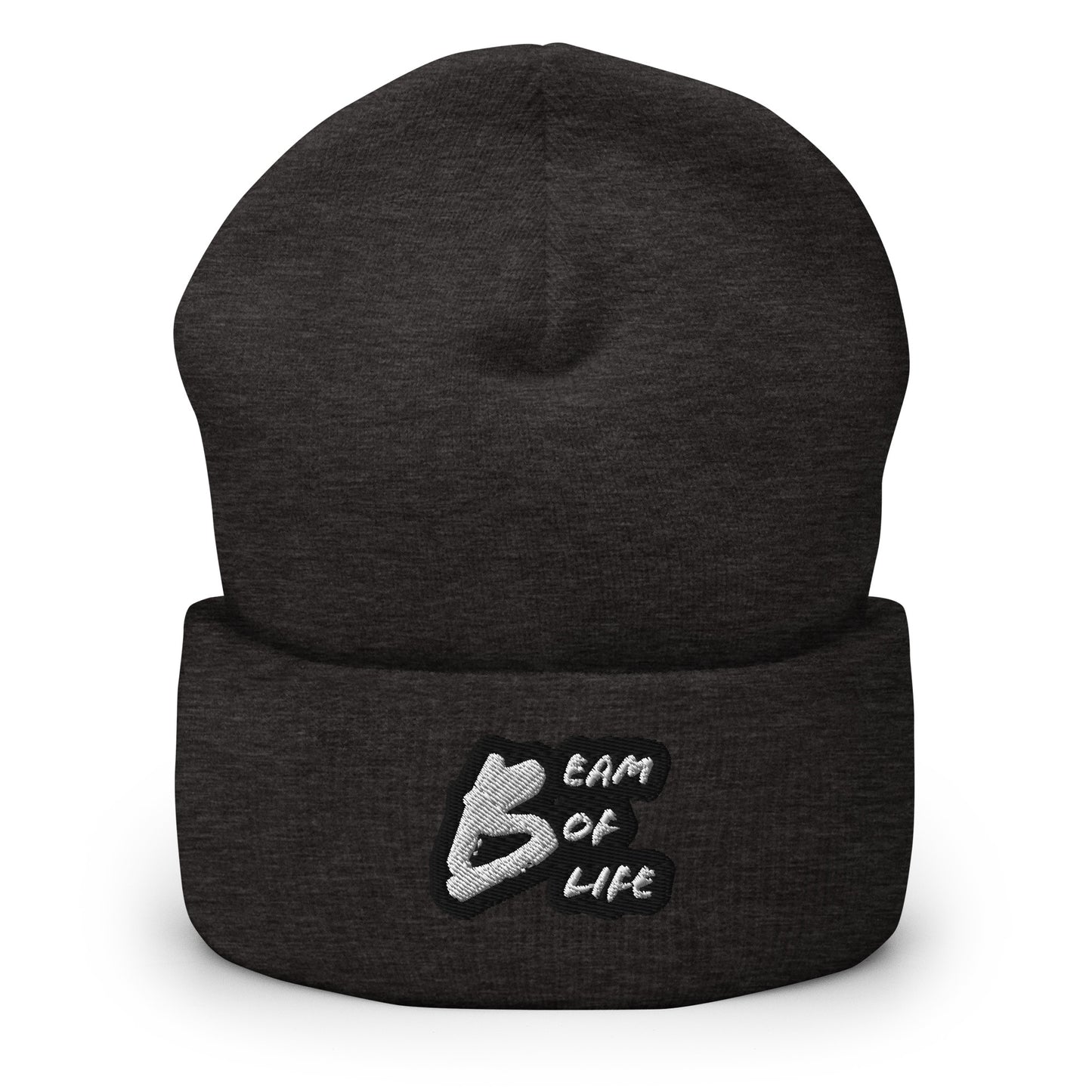 Beam of Life Beanie - Black/White Logo