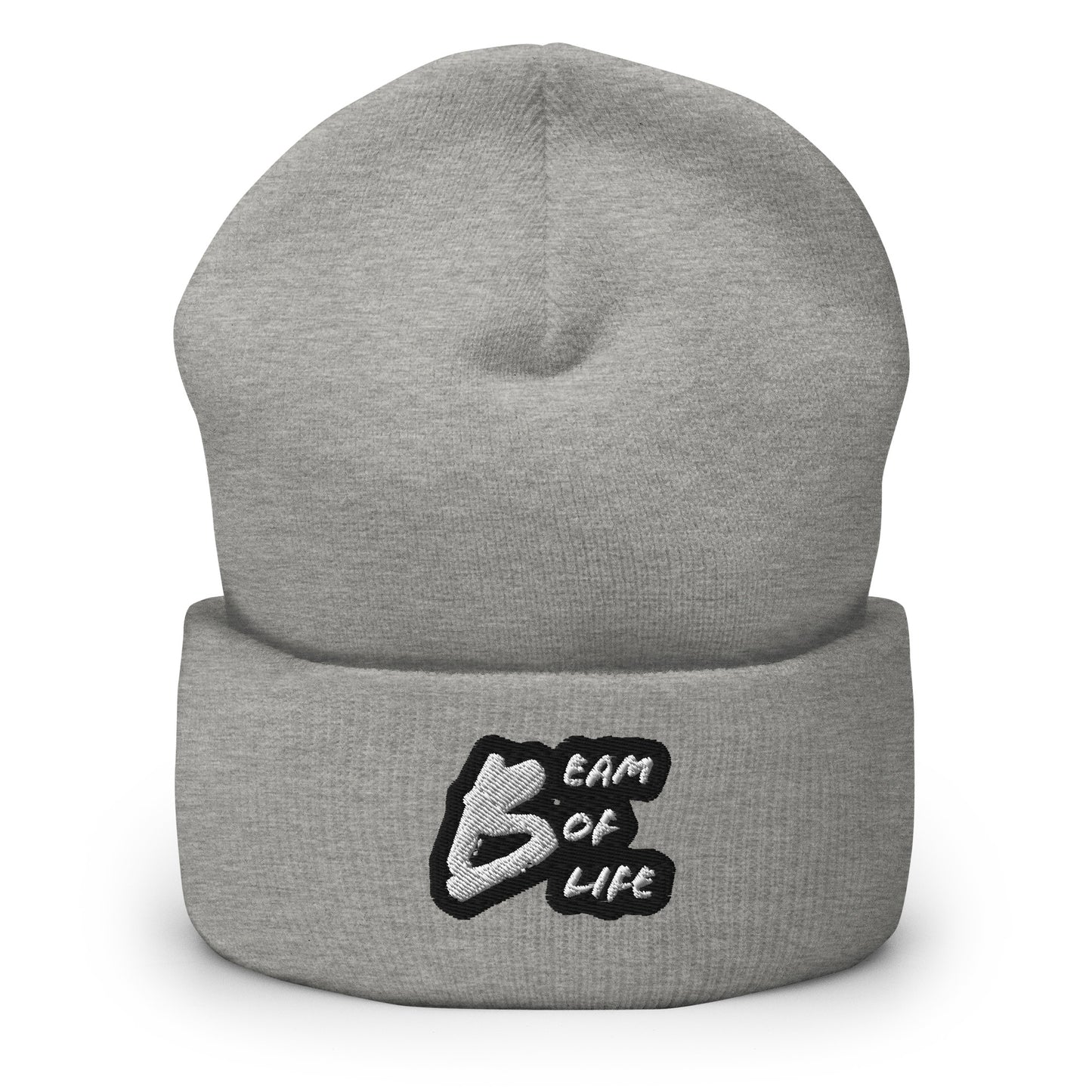 Beam of Life Beanie - Black/White Logo