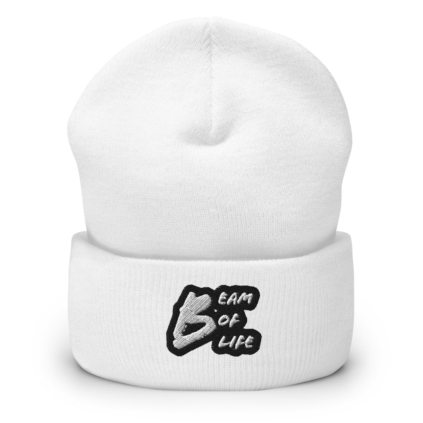 Beam of Life Beanie - Black/White Logo