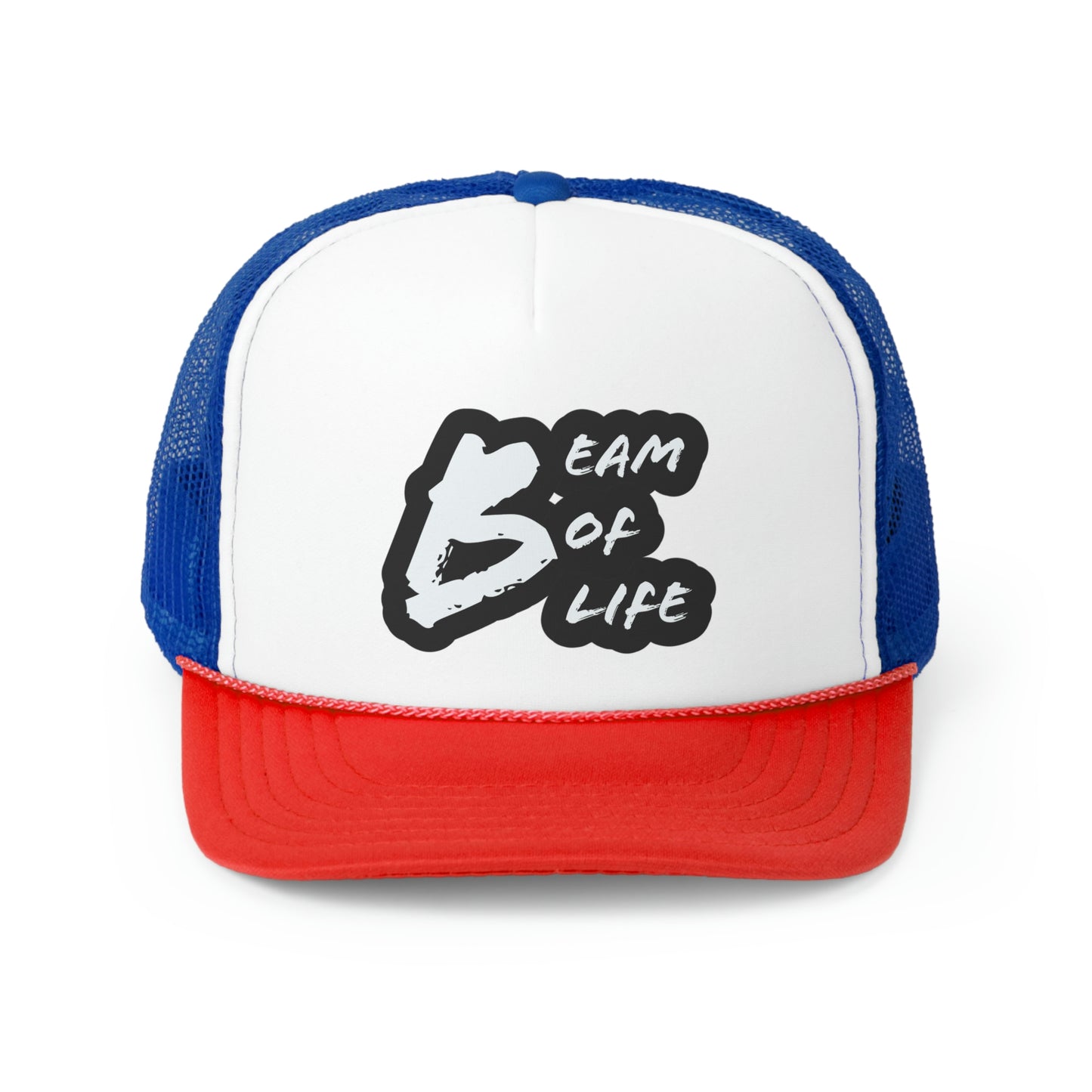 Beam of Life Trucker Cap - Black/White Logo