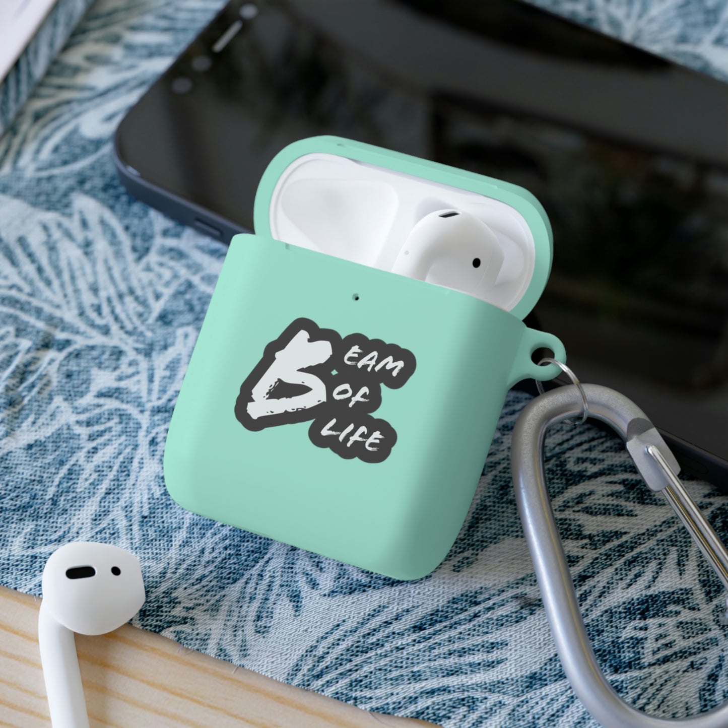 Beam of Life AirPods Case - Black/White Logo