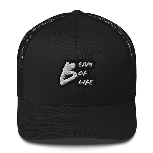 Retro Beam of Life Embroidered Trucker Hat